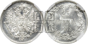 25 пенни 1913 года S