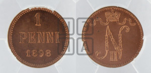 1 пенни 1898 года
