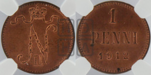 1 пенни 1912 года