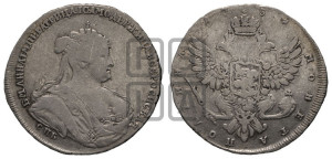 Полтина 1738 года СПБ (петербургский тип, со знаком СПБ)