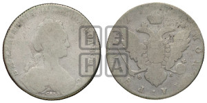 1 рубль 1778 года СПБ/ѲЛ (новый тип)