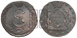 10 копеек 1780 года КМ (для Сибири)