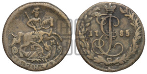 Денга 1785 года КМ (КМ, Сузунский монетный двор)