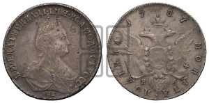 Полтина 1787 года СПБ/ЯА (новый тип)