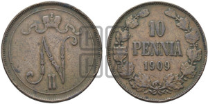 10 пенни 1909 года