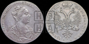 1 рубль 1726 года (Портрет вправо, Московский тип)