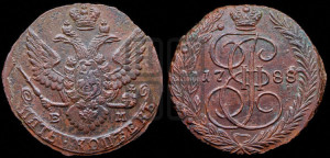 5 копеек 1788 года ЕМ (ЕМ, Екатеринбургский монетный двор)