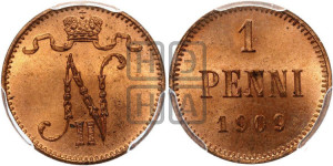 1 пенни 1909 года