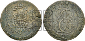5 копеек 1787 года ТМ (ТМ, Таврический монетный двор)