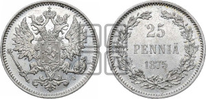 25 пенни 1875 года S