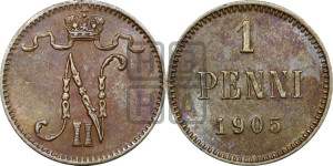 1 пенни 1905 года
