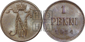 1 пенни 1914 года