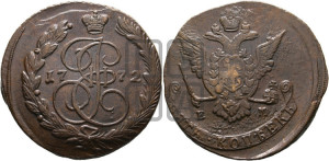 5 копеек 1772 года ЕМ (ЕМ, Екатеринбургский монетный двор)