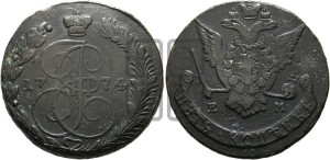5 копеек 1774 года ЕМ (ЕМ, Екатеринбургский монетный двор)