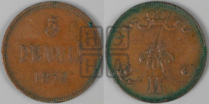 5 пенни 1872 года