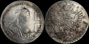 1 рубль 1740 года СПБ (петербургский тип)