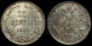 25 пенни 1909 года L