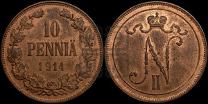 10 пенни 1914 года
