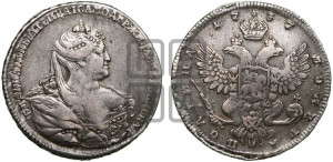 Полтина 1737 года (московский тип)