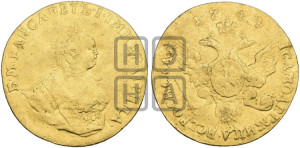 Червонец 1744 года