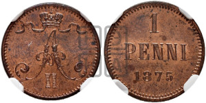 Пенни 1875 года