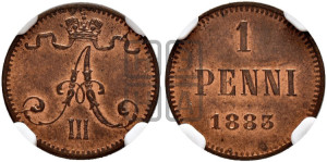 1 пенни 1883 года