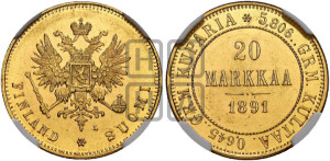 20 марок 1891 года L