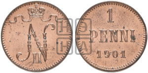 1 пенни 1901 года