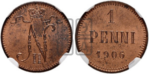 1 пенни 1906 года