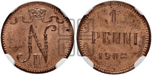 1 пенни 1908 года