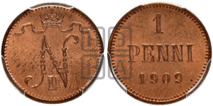 1 пенни 1909 года
