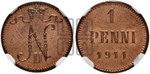 1 пенни 1911 года