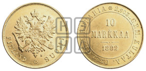 10 марок 1882 года S