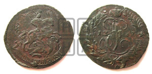 2 копейки 1763 года ММ (ММ, Красный  монетный двор)