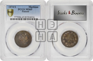 1 марка 1874 года S