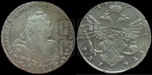 1 рубль 1739 года (московский тип)