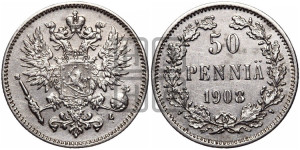 50 пенни 1908 года L
