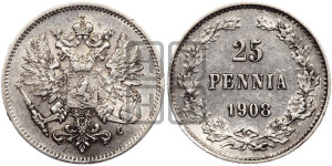 25 пенни 1908 года L