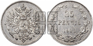 25 пенни 1909 года L