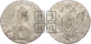 1 рубль 1769 года СПБ/СА ( СПБ, без шарфа на шее)