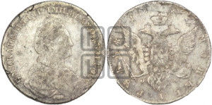 1 рубль 1777 года СПБ/ѲЛ (новый тип)