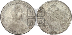 1 рубль 1781 года СПБ/ИЗ (новый тип)