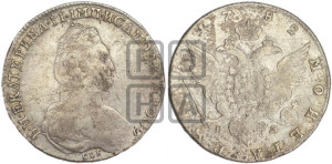 1 рубль 1782 года СПБ/ИЗ (новый тип)