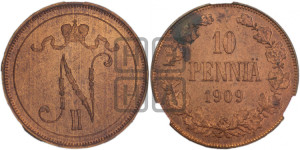 10 пенни 1909 года