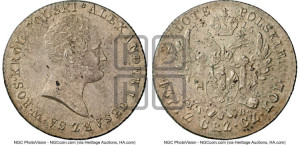 2 злотых 1816 года IВ