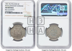 2 злотых 1831 года KG