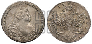 1 рубль 1738 года (московский тип)