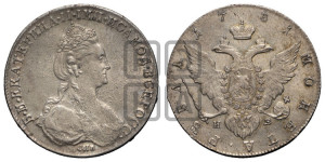 1 рубль 1781 года СПБ/ИЗ (новый тип)