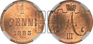 1 пенни 1883 года