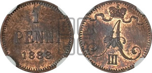 1 пенни 1888 года